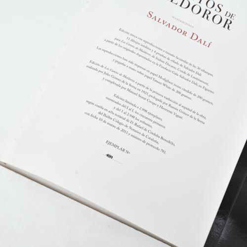 SALVADOR DALÍ I DOMÈNECH (1904-1989). "Los cantos de Maldor