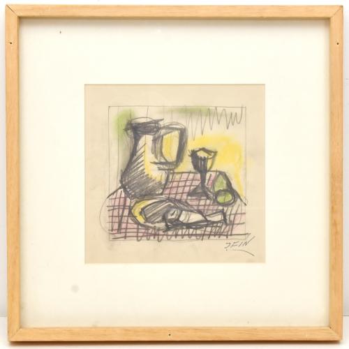 JOSE VILATO RUIZ, "FIN" (1916-1969). Pair of still lifes dr