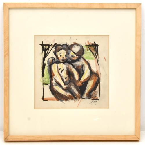 JOSE VILATO RUIZ, "FIN" (1916-1969).  "Niños" y "Estudio al