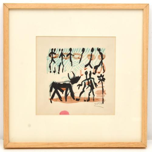 JOSE VILATO RUIZ, "FIN" (1916-1969).  "Figura" y "Hiena", d