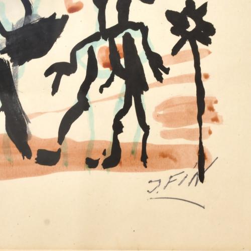 JOSE VILATO RUIZ, "FIN" (1916-1969).  "Figura" y "Hiena", d