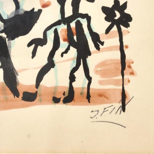 JOSE VILATO RUIZ, "FIN" (1916-1969).  "Figura" y "Hiena", d