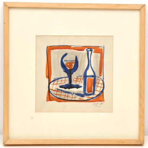 JOSE VILATO RUIZ, "FIN" (1916-1969).  "Bodegón" y "Desnudo 