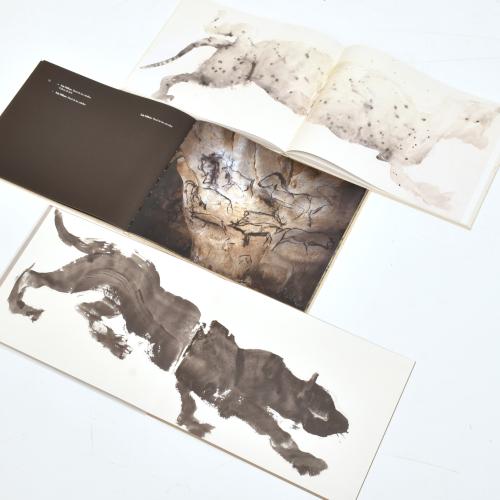 MIQUEL BARCELÓ (1957). "Chauvet, Cahier de Felins".