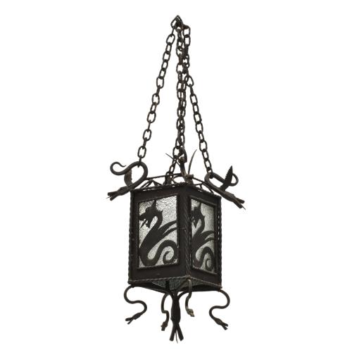 20TH CENTURY CATALAN SCHOOL. Modernist ceiling lamp.