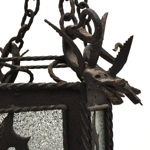 20TH CENTURY CATALAN SCHOOL. Modernist ceiling lamp.