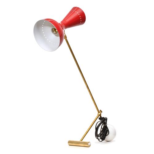Italian table lamp, mid 20th century.