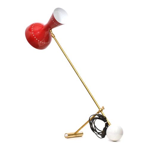 Italian table lamp, mid 20th century.