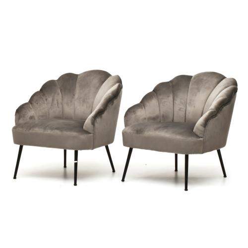 Pareja de sillones, estilo Mid Century.