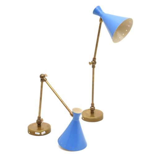 Pareja de apliques de pared italianos, med. siglo XX.