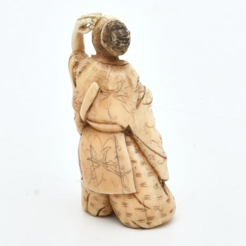 ESCUELA JAPONESA, SIGLO XIX. Okimono "Sambaso". 