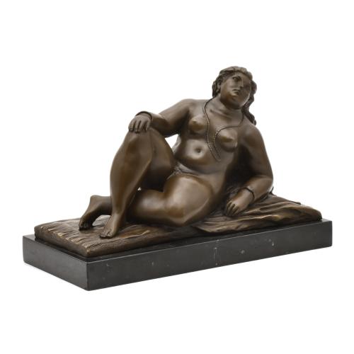 AFTER MODELS BY FERNANDO BOTERO. 'Naked Maja'.