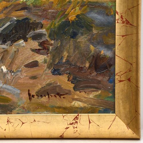 JOSEP SERRASANTA (1916-1998). ‘Landscape with a shepherd an