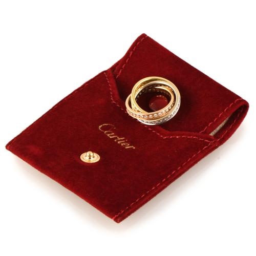 CARTIER. Alianza "Trinity" tricolor.