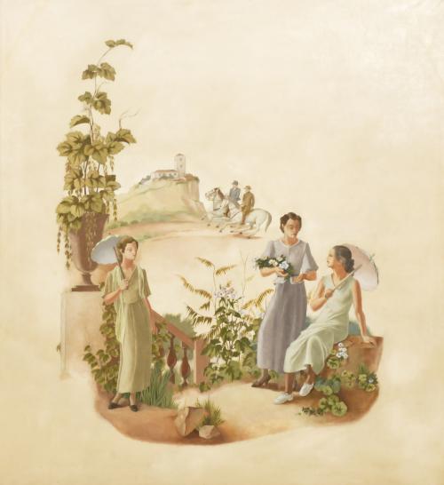 XAVIER NOGUÉS (1873-1940). "Estiu", 1936.