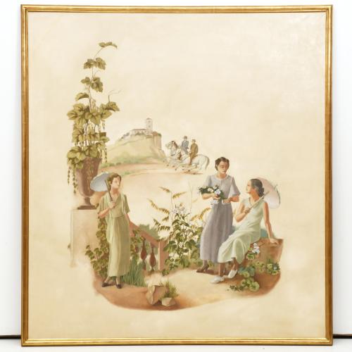 XAVIER NOGUÉS (1873-1940). "Estiu", 1936.