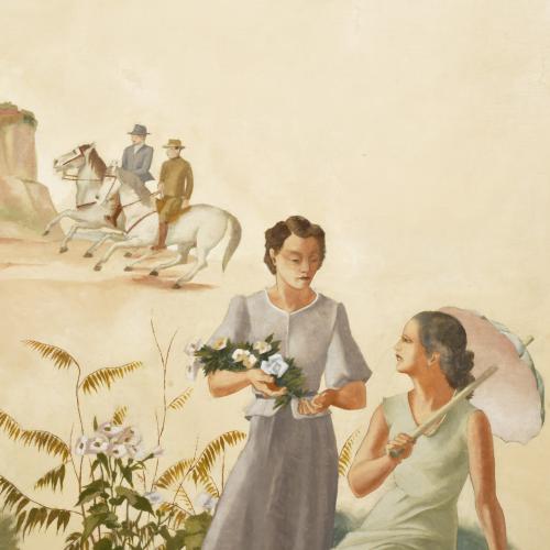 XAVIER NOGUÉS (1873-1940). "Estiu", 1936.