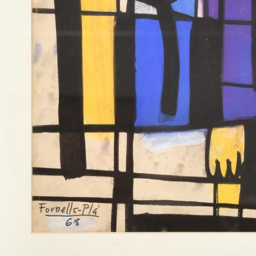 FRANCESC FORNELLS-PLA (1921-1999).  "Figura", 1968.