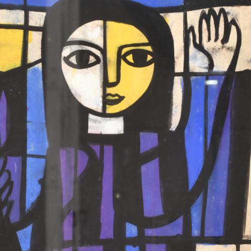 FRANCESC FORNELLS-PLA (1921-1999).  'Figure', 1968.