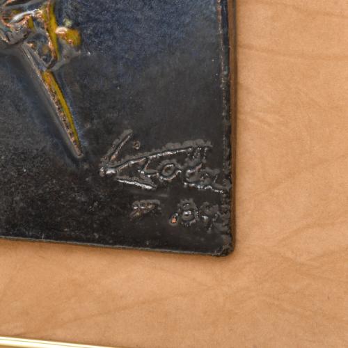 MANUEL VIOLA (1916-1987). Cerámica, 1984.