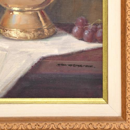 BENITO SÁNCHEZ HIDALGO (1944).  Still life on 'Los encantes