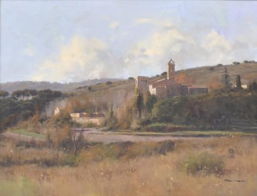 BENITO SÁNCHEZ HIDALGO (1944).  "Paisaje".