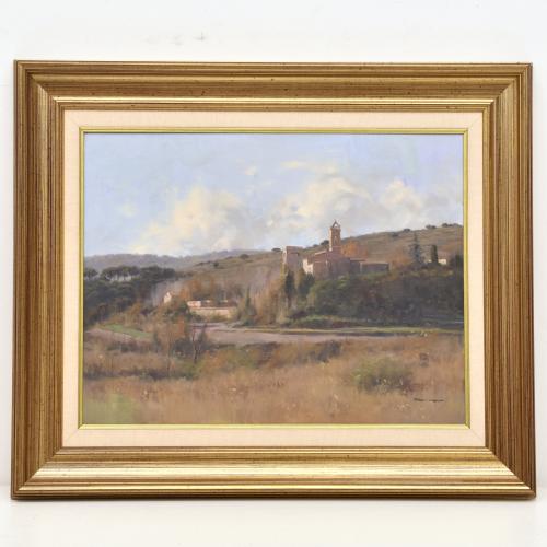 BENITO SÁNCHEZ HIDALGO (1944).  "Paisaje".
