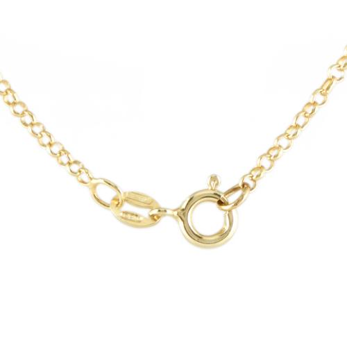 Collar con colgante en forma de dragón con granate y perla.