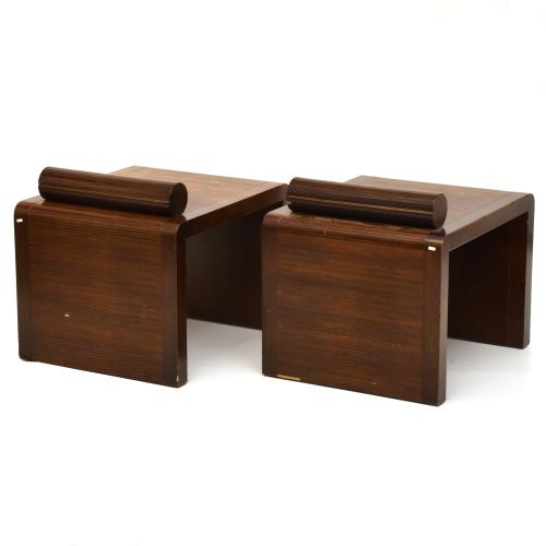 JAUME TRESSERRA (BARCELONA, 1943) Lote de dos mesitas de no