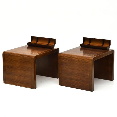 JAUME TRESSERRA (BARCELONA, 1943) Lote de dos mesitas de no