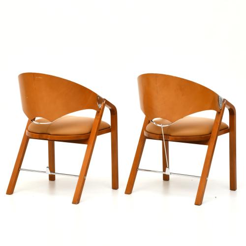 JAUME TRESSERRA (BARCELONA, 1943) Pareja de sillas Spinnack