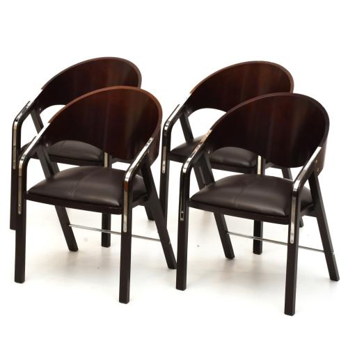 JAUME TRESSERRA (BARCELONA, 1943) Set of four Spinnacker chairs.