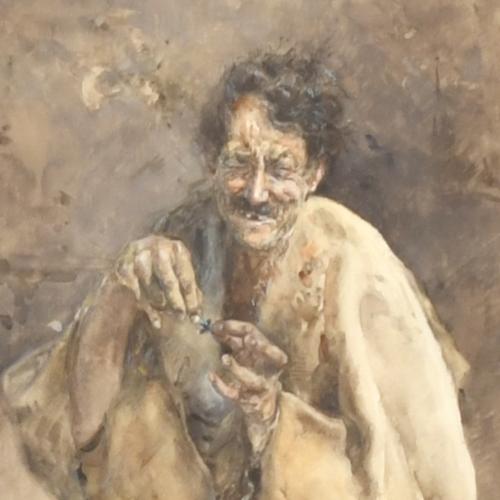 VICENTE ALONSO PALACIOS (1955).  "Violinista" y "El loco de