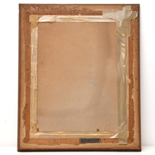 RAMÓN CASAS Y CARBO (1866-1932). "Mujer con mantón y sombre