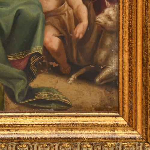 17TH CENTURY DUTCH SCHOOL. ‘Holy Family with Saint John and