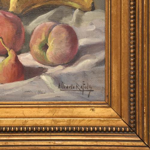 ALBERT RÀFOLS CULLARÉS (1892-1986).  ‘Still life with peach