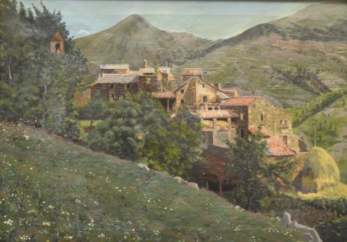 ESCUELA ESPAÑOLA, SIGLO XX. "Paisaje".