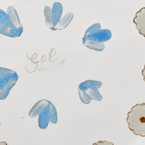 JOSEP MARIA GOL (1897-1976). Pareja de platos.