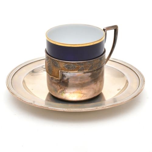MASRIERA I CARRERAS. Coffee and tea set, Noucentista style,