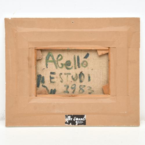 JOAN ABELLÓ (1922-2008). "Estudi", 1983.