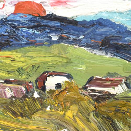 JOAN ABELLÓ (1922-2008). "Estudi", 1983.