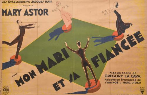 Cartel original de la película "Astucia de mujer", de 1931.