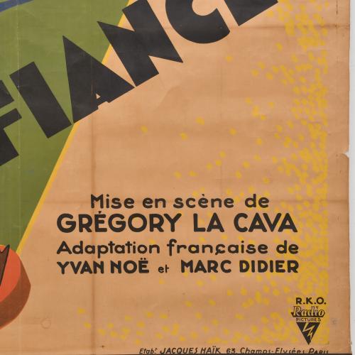 Cartel original de la película "Astucia de mujer", de 1931.