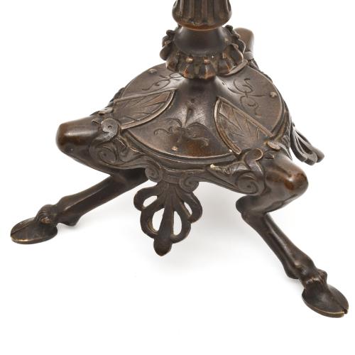 Pareja de candeleros estilo Napoleón III, siglo XX.