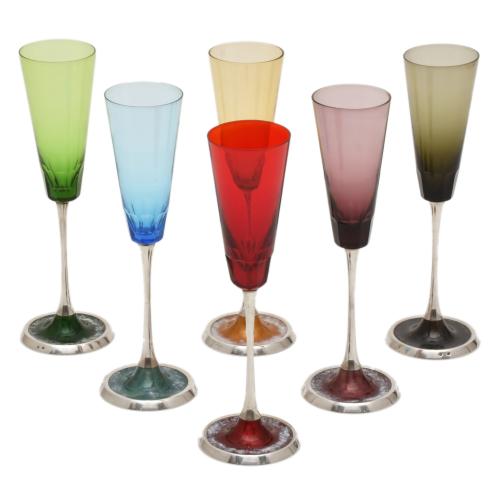 Set of 6 goblets.