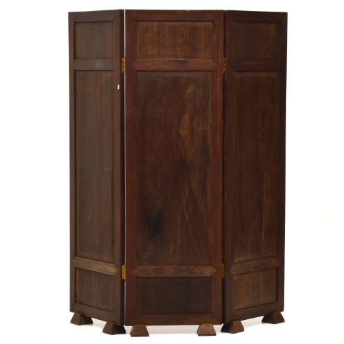 ESCUELA FRANCESA, SIGLO XX. Biombo francés, circa 1970.