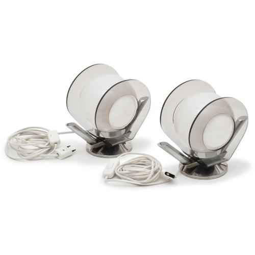 ESCUELA FRANCESA, SIGLO XX. Pareja de lámparas de sobremesa, circa 1970.