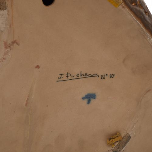 J. PUCHER PARA LLADRÓ, "The Thinker", 1980.