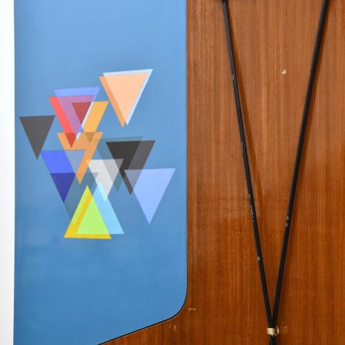 20TH CENTURY ITALIAN SCHOOL. Folding drinks cabinet, circa 