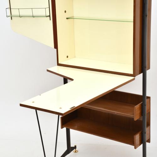20TH CENTURY ITALIAN SCHOOL. Folding drinks cabinet, circa 